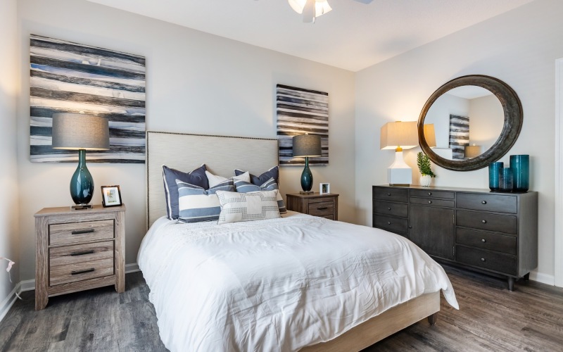 bedroom with natural light